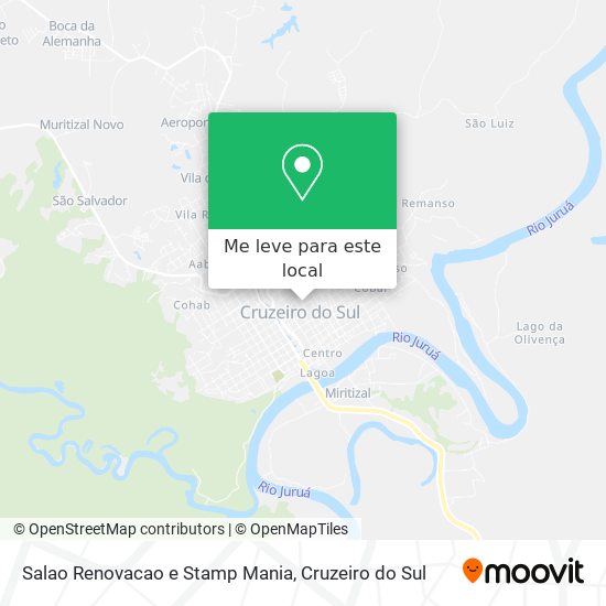 Salao Renovacao e Stamp Mania mapa