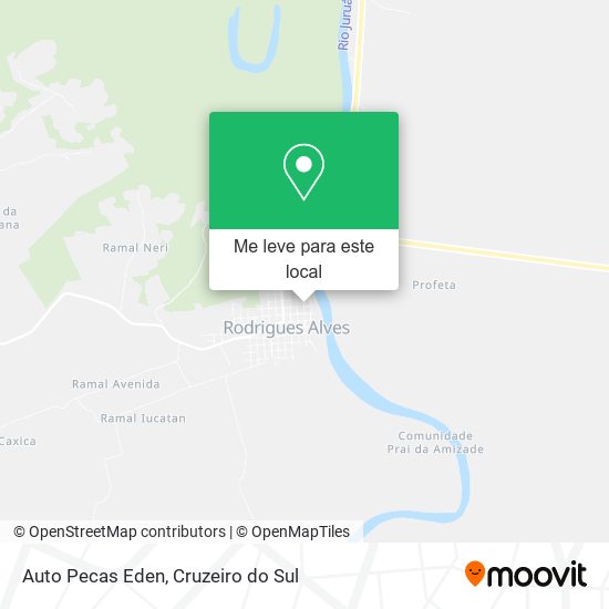 Auto Pecas Eden mapa