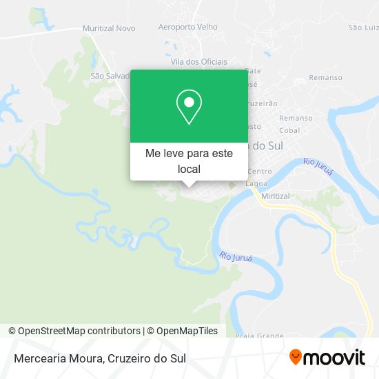 Mercearia Moura mapa