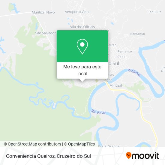 Conveniencia Queiroz mapa