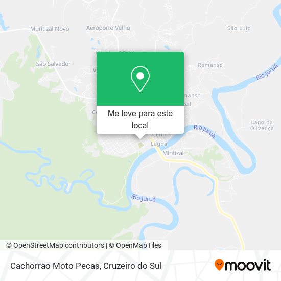 Cachorrao Moto Pecas mapa