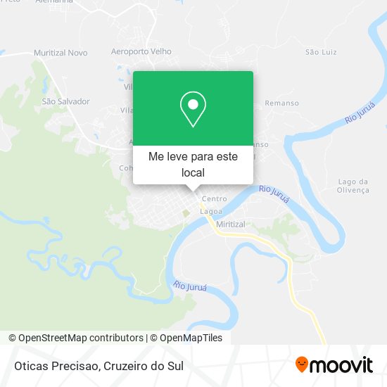 Oticas Precisao mapa