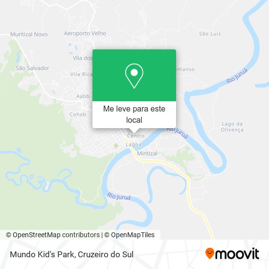 Mundo Kid's Park mapa