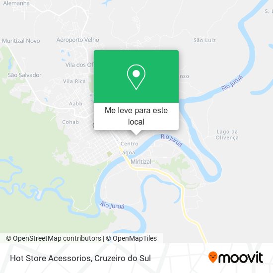 Hot Store Acessorios mapa