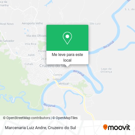 Marcenaria Luiz Andre mapa