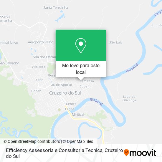 Efficiency Assessoria e Consultoria Tecnica mapa