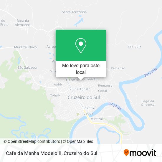 Cafe da Manha Modelo II mapa