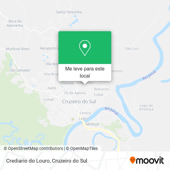 Crediario do Louro mapa