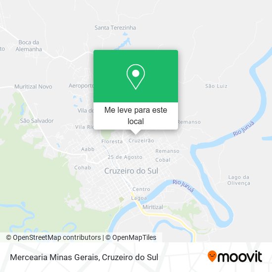 Mercearia Minas Gerais mapa