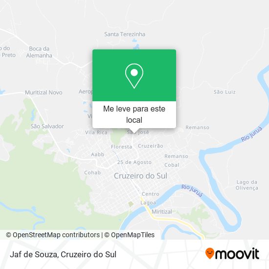 Jaf de Souza mapa