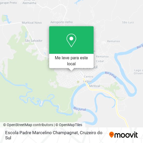 Escola Padre Marcelino Champagnat mapa