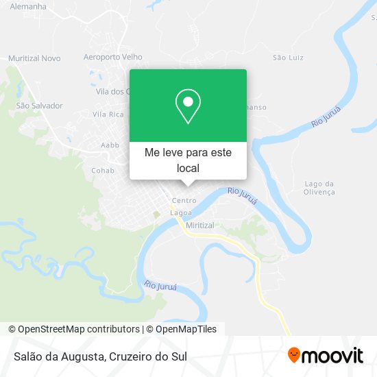 Salão da Augusta mapa