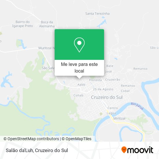 Salão da'Luh mapa