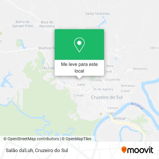 Salão da'Luh mapa