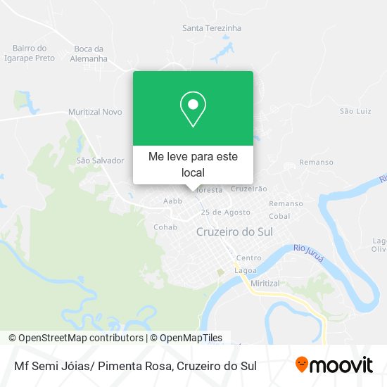 Mf Semi Jóias/ Pimenta Rosa mapa