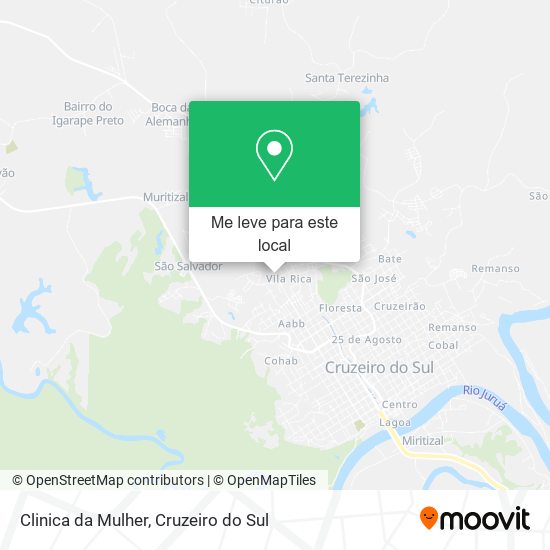 Clinica da Mulher mapa