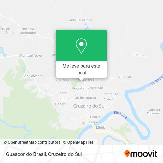 Guascor do Brasil mapa
