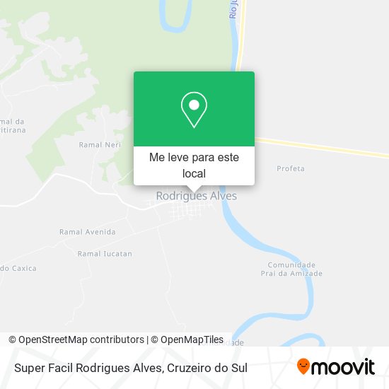 Super Facil Rodrigues Alves mapa