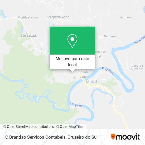 C Brandao Servicos Contabeis mapa