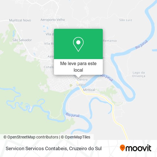 Servicon Servicos Contabeis mapa