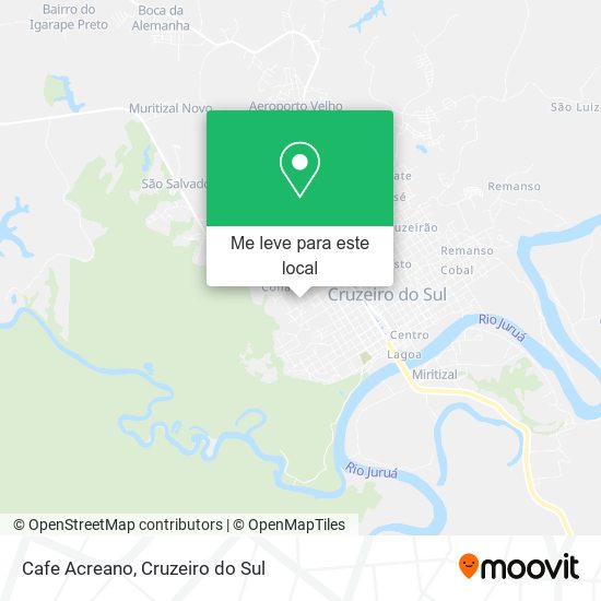 Cafe Acreano mapa