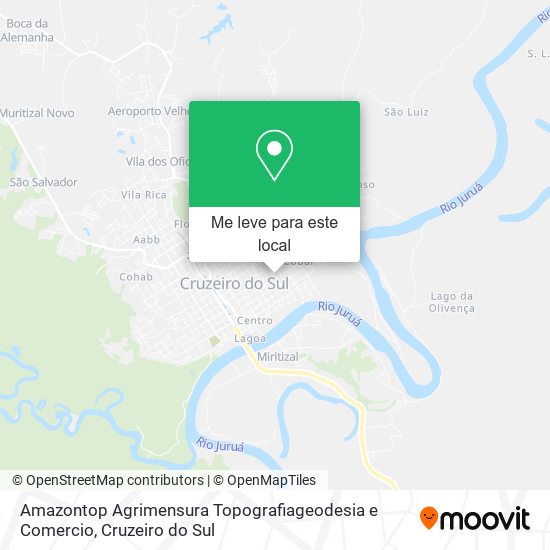 Amazontop Agrimensura Topografiageodesia e Comercio mapa