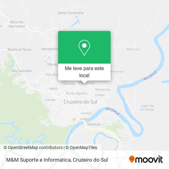 M&M Suporte e Informatica mapa