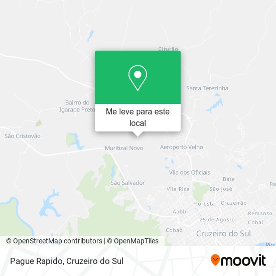 Pague Rapido mapa