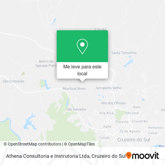 Athena Consultoria e Instrutoria Ltda mapa