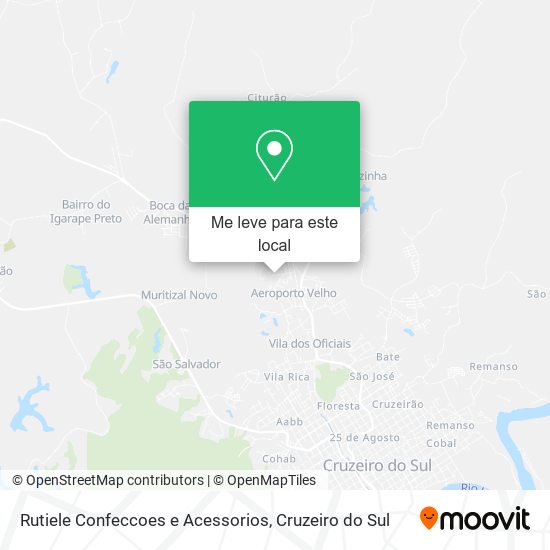 Rutiele Confeccoes e Acessorios mapa