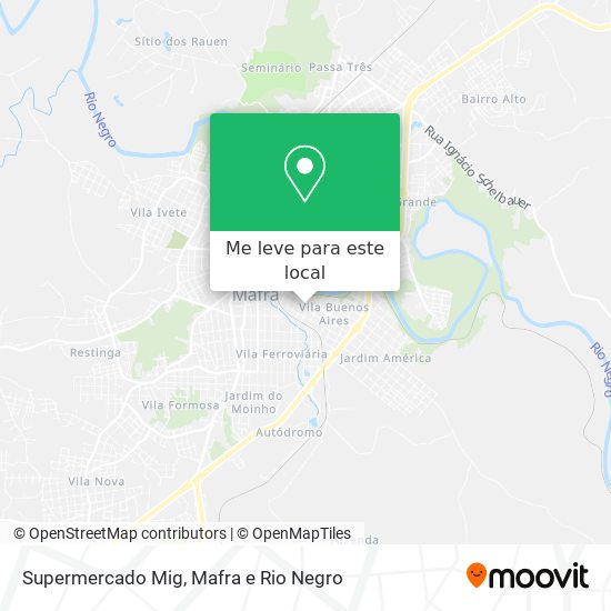 Supermercado Mig mapa