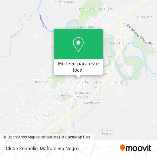 Clube Zeppelin mapa