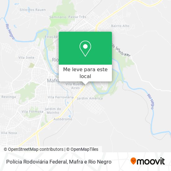 Polícia Rodoviária Federal mapa