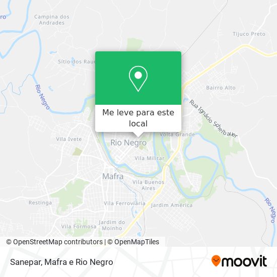 Sanepar mapa