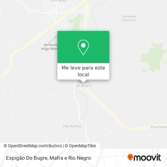 Espigão Do Bugre mapa