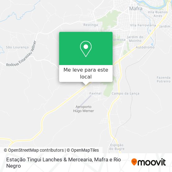 Estação Tingui Lanches & Mercearia mapa