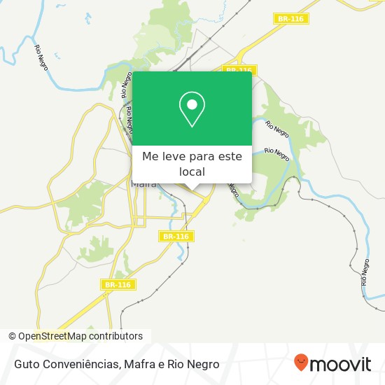 Guto Conveniências mapa