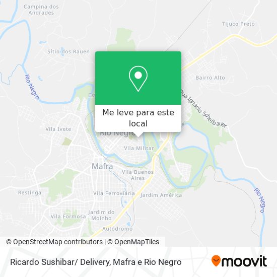 Ricardo Sushibar/ Delivery mapa