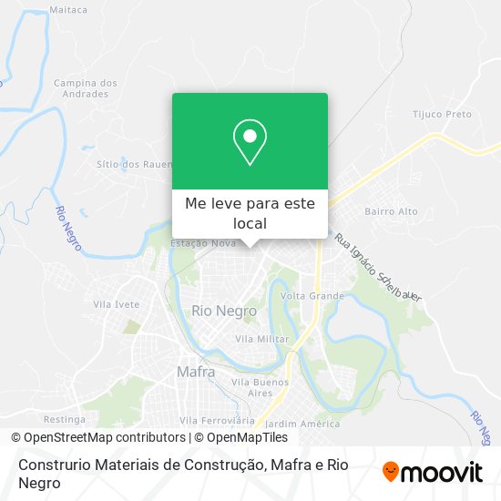 Construrio Materiais de Construção mapa