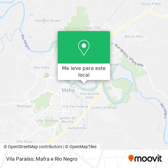 Vila Paraíso mapa