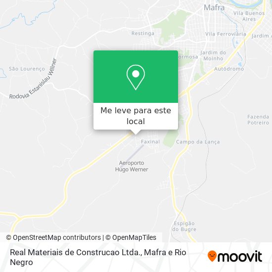 Real Materiais de Construcao Ltda. mapa