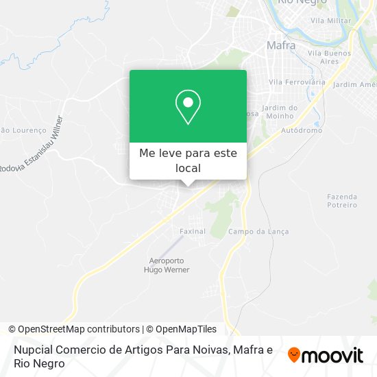 Nupcial Comercio de Artigos Para Noivas mapa