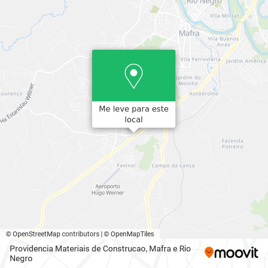 Providencia Materiais de Construcao mapa