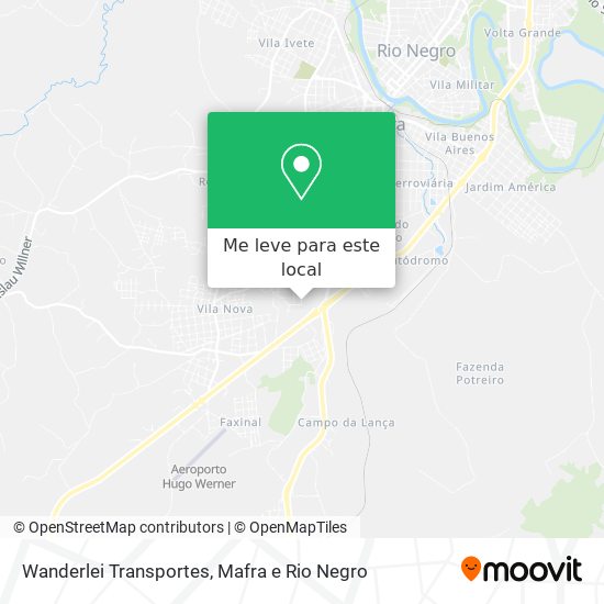 Wanderlei Transportes mapa