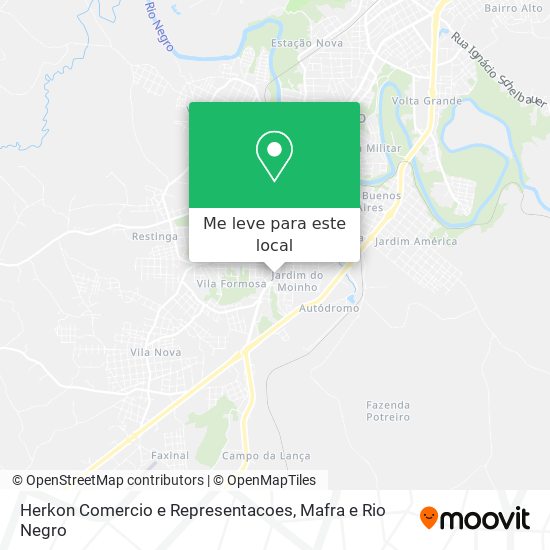 Herkon Comercio e Representacoes mapa