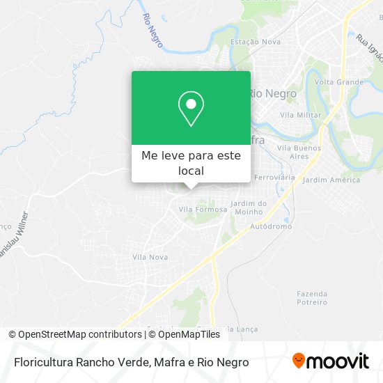 Floricultura Rancho Verde mapa