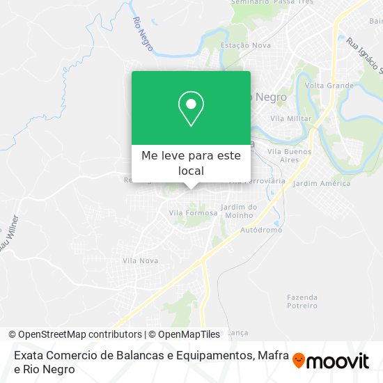 Exata Comercio de Balancas e Equipamentos mapa