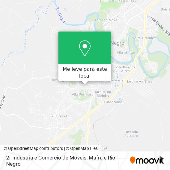 2r Industria e Comercio de Moveis mapa