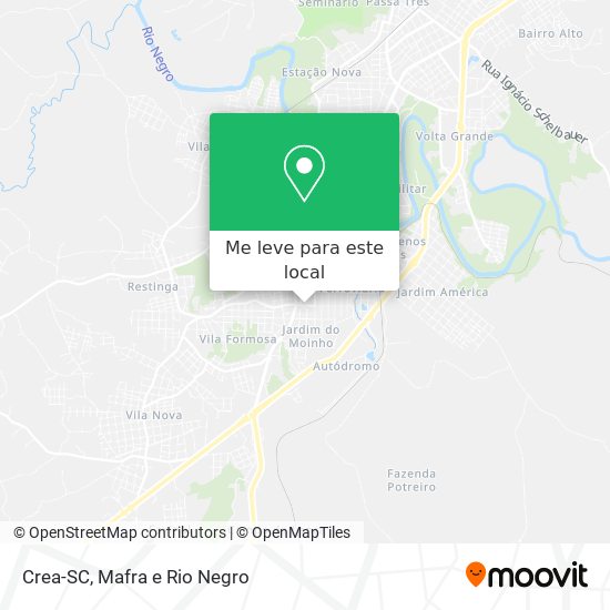 Crea-SC mapa