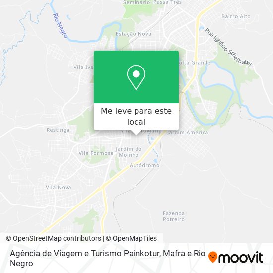 Agência de Viagem e Turismo Painkotur mapa